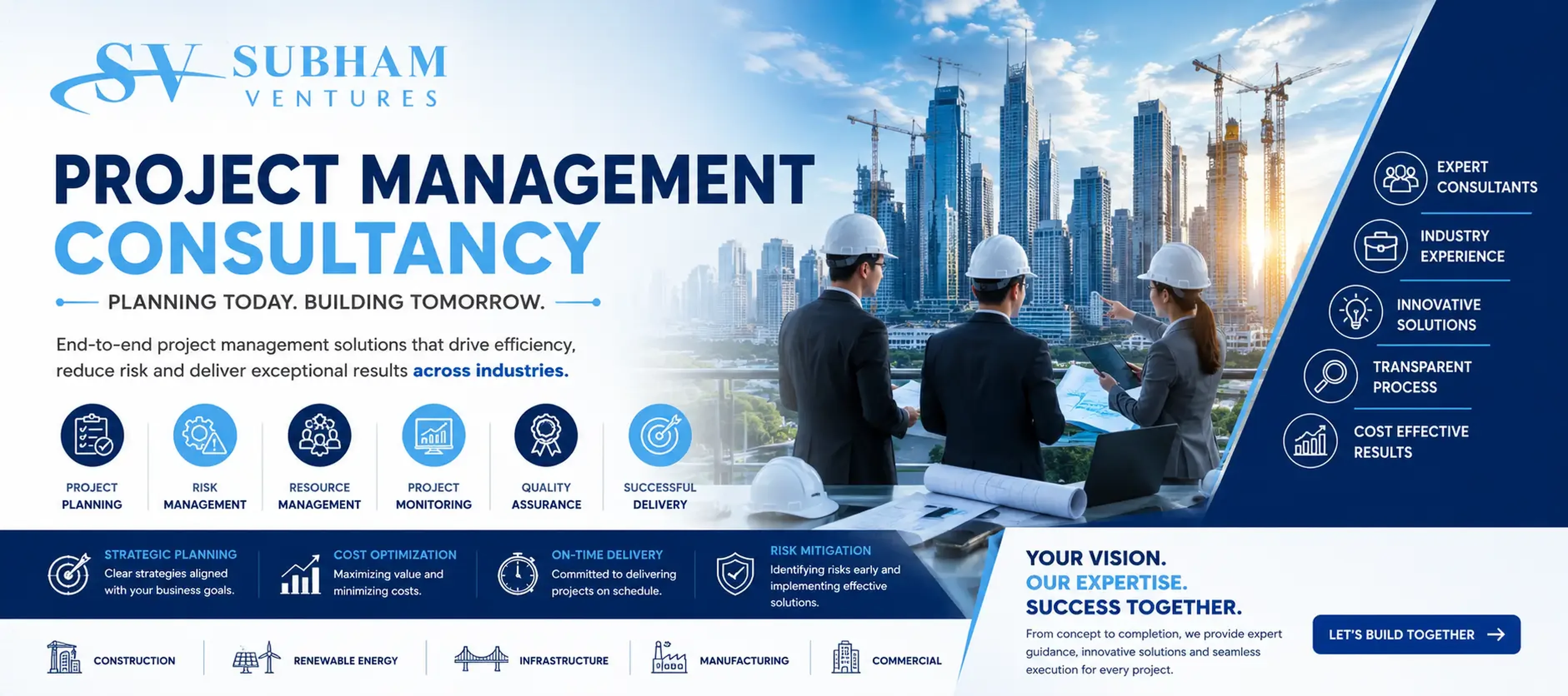 Project Management Consultancy - Subham Ventures